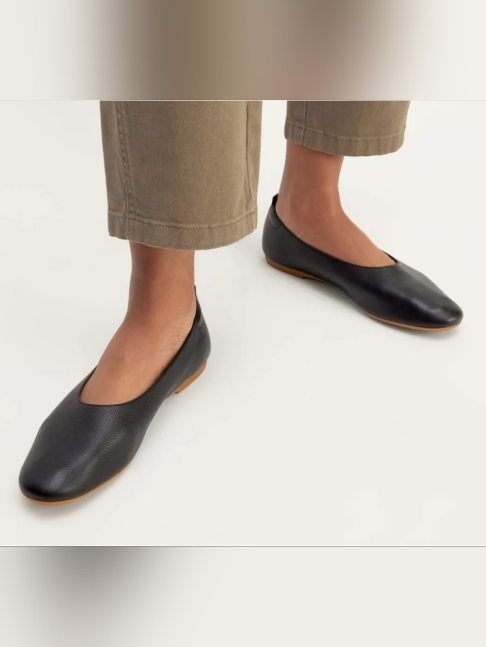 Everlane Day Glove Classic Women's Leather Ballet Flats‎ 7.5 EUC Elevated Basic